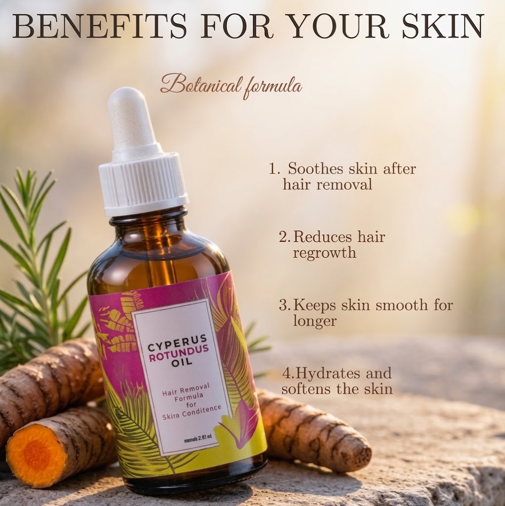 Cyperus Rotundus Hair Reduction Oil